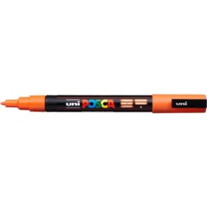 Marcatore a tempera Posca Uni-Ball punta tonda 0,9-1,3 mm arancio