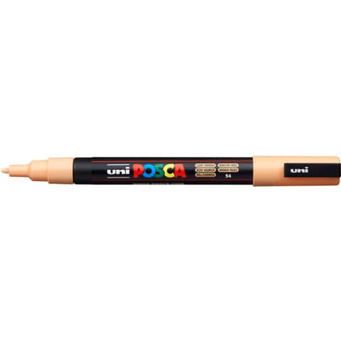 Marcatore a tempera Posca Uni-Ball punta tonda 0,9-1,3 mm arancio chiaro
