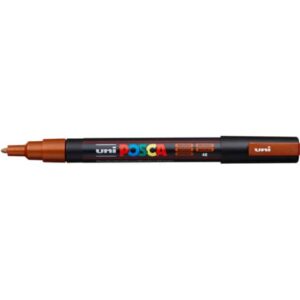 Marcatore a tempera Posca Uni-Ball punta tonda 0,9-1,3 mm bronzo