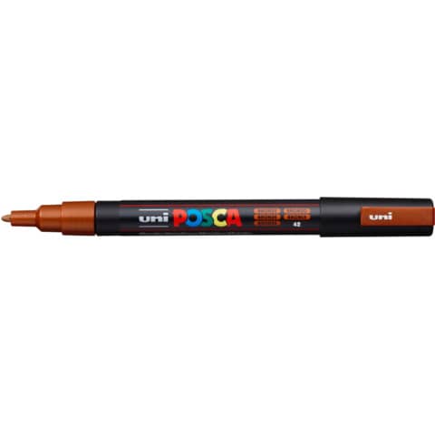 Marcatore a tempera Posca Uni-Ball punta tonda 0,9-1,3 mm bronzo