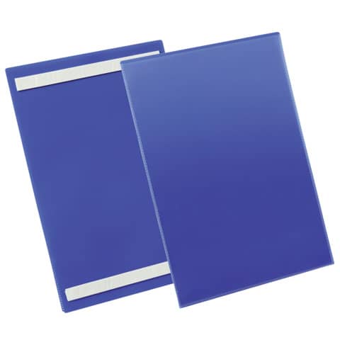 Tasche per identificazione Durable con bande adesive blu f.to esterno mm. 233x