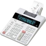Casio semi-professional writing calculator with AC power supply