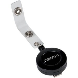 Cordoncino jojo per portabadge Q-Connect fino a 60 cm nero