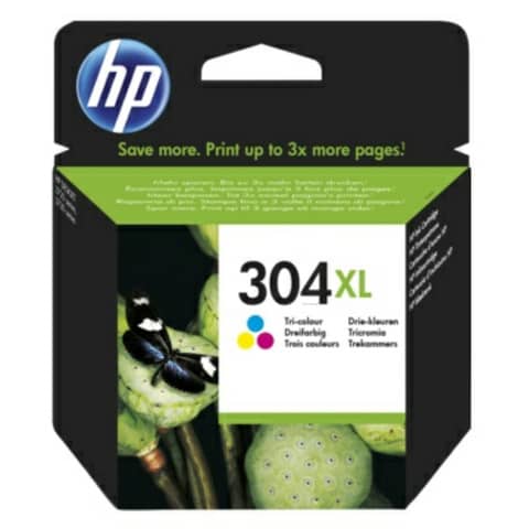 Cartuccia inkjet 304XL HP 3 colori