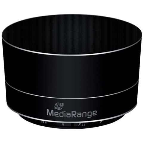 Media Range Bluetooth Stereo Speaker Black Mini 3W