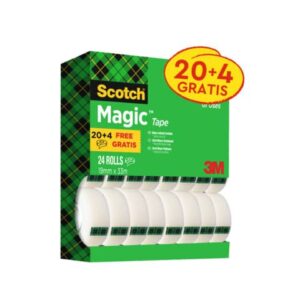 Scotch® Magic 810 adhesive tape 19 mm x 33 m transparent matt Value Pack
