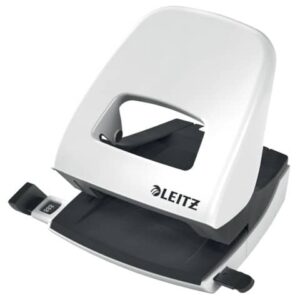 Perforatore 5008 2 fori - 30 fogli Leitz NeXXt Series bianco metallizzato