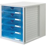 Cassettiera a 5 cassetti per carta (DIN A4/C4) Han L.275xH.320xP.330 mm