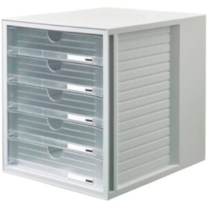 Cassettiera a 5 cassetti per carta (DIN A4/C4) Han L.275xH.320xP.330 mm