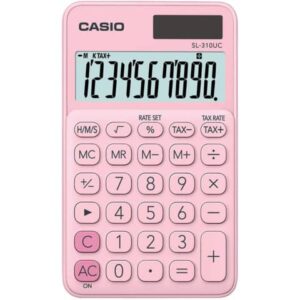 Calcolatrice tascabile CASIO 10 cifre - solare e batteria