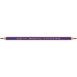 Matita bicolore Faber-Castell Janus 2160 B rossa e blu