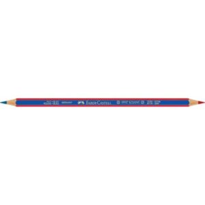 Matita bicolore Faber-Castell Janus 2160 B rossa e blu