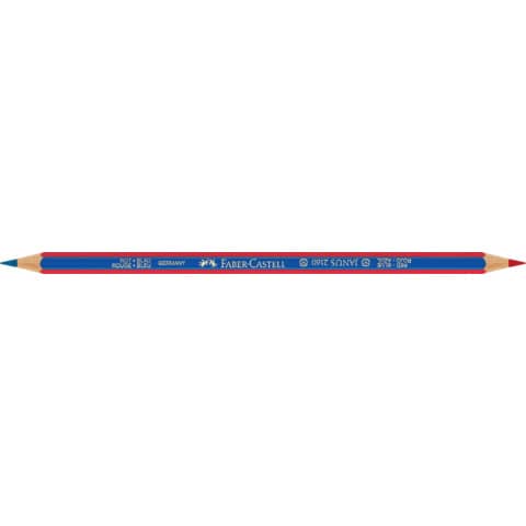 Matita bicolore Faber-Castell Janus 2160 B rossa e blu