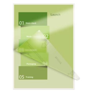 Pouches per plastificatrici Leitz iLam con UDT in EVA conf. 25 pezzi 2x80
