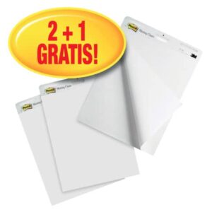 Blocchi lavagna Post-it® Meeting Chart bianco 63,5x77,5 cm 30 fogli