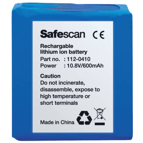 LB-105 Rechargeable Lithium Battery for Safescan 155-S banknote detector