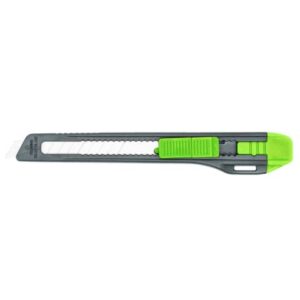 Cutter in plastica con guida Q-Connect 9 mm