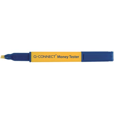 Q-Connect yellow/blue pen banknote verification
