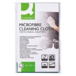 Panno pulizia in microfibra Q-Connect per occhiali-Cd-Dvd in busta