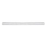 Spirali metalliche a 34 anelli GBC WireBind 11 mm A4 argento - fino a 100