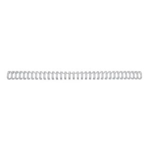 Spirali metalliche a 34 anelli GBC WireBind 11 mm A4 argento - fino a 100