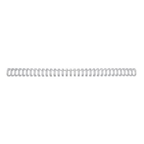 Spirali metalliche a 34 anelli GBC WireBind 11 mm A4 argento - fino a 100