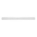 Spirali metalliche a 34 anelli GBC WireBind 14 mm a4 argento