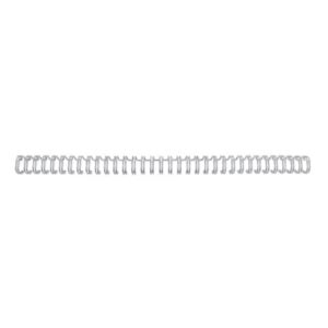 Spirali metalliche a 34 anelli GBC WireBind 14 mm a4 argento