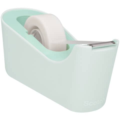 Dispenser per nastro adesivo Scotch® Magic Classic menta  + 1 rotolo 19 mm x