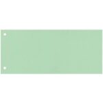 Separatore per archivio con due fori Q-Connect 24x10,5 cm 190 g/m² verde