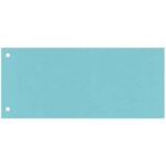 Separatore per archivio con due fori Q-Connect 24x10,5 cm 190 g/m² blu
