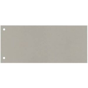 Separatore per archivio con due fori Q-Connect 24x10,5 cm 190 g/m² grigio