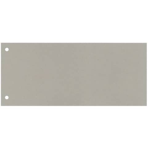 Separatore per archivio con due fori Q-Connect 24x10,5 cm 190 g/m² grigio