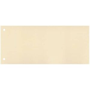 Separatore per archivio con due fori Q-Connect 24x10,5 cm 190 g/m² cuoio