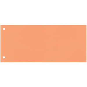 Separatore per archivio con due fori Q-Connect 24x10,5 cm 190 g/m² arancio