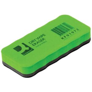 Cancellino lavabile per lavagne bianche Q-Connect 13x6xH.2 cm nero