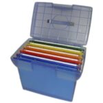 ARIANNA hanging file case complete with 5 folders - 33 cm file spacing