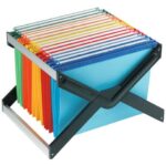 Supporto per cartelle sospese LUXOR 33 cm forma a X assortiti 41x32x27 cm