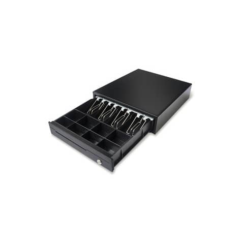Cassetto portadenaro Holenbecky 35x40,5x9 cm in acciaio nero