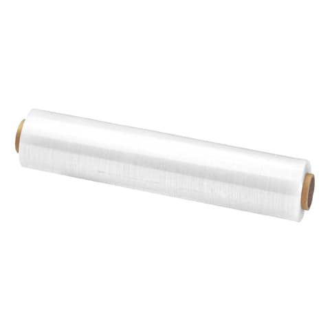 Film estensibile SYROM formato 50 cm x 165 m polietilene bianco
