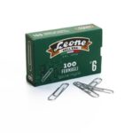 Fermagli Leone in acciaio zincato N. 6 1,2x58 mm rotondi zinco