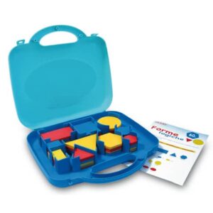 Forme logiche ARDA 5 forme/3 colori/2 grandezze/2 spessori in valigetta