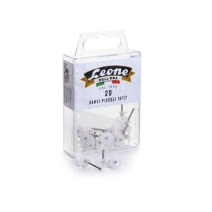 Ganci Blitz Leone con spilli a punta molata 12/16 mm bianco