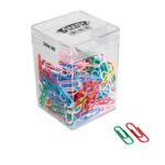 Fermagli Leone in filo ricoperto da plastica colorata Gran Mix misure