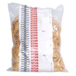 Elastici Viva in busta in gomma giallo 120 mm