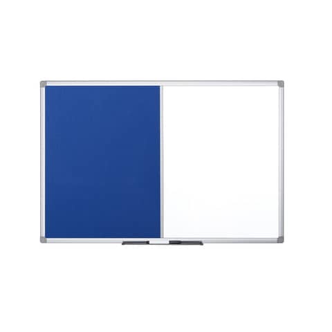 Maya Bi-office panels combined felt/steel 90x60 cm. white