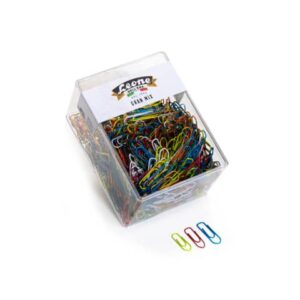 Fermagli Leone Gran Mix in filo colorato metallizzato misure assortite