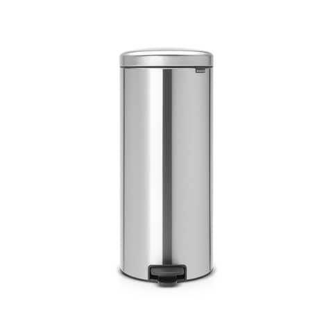 Pattumiera a pedale Brabantia Pedal Bin New Icon 30x38x68 cm Inox Satinato 30