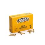 Fermacampioni Leone Dell'Era in acciaio testa bombata N.5 25 mm ottone