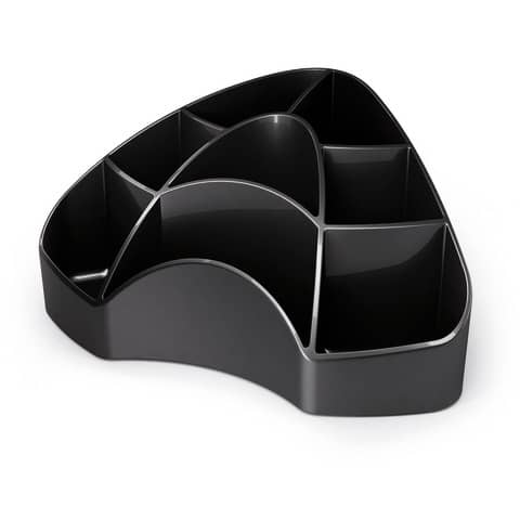 Portaoggetti da scrivania ARDA Multipot Mydesk polistirene nero 8 scomparti